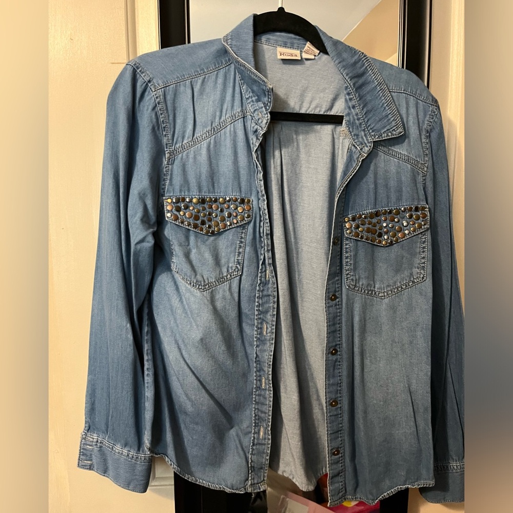 Mudd Denim Button Up Shirt